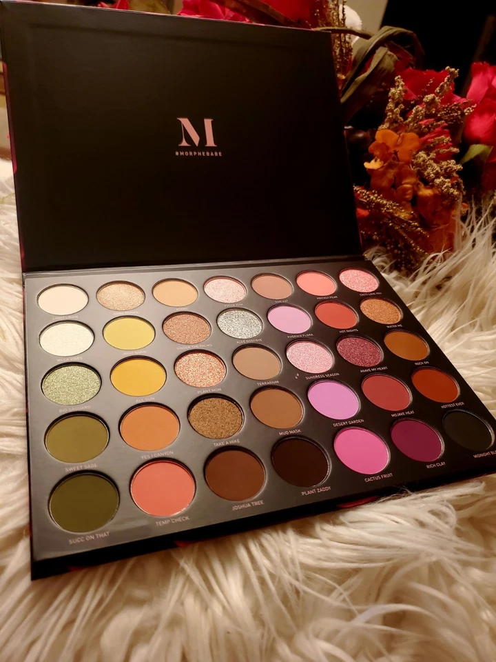 Morphe 35D Desert Bouquet Artistry Palette – 35 Shades Matte & Shimmer NEW - Image 2 of 4