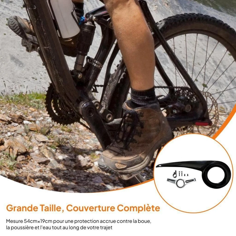 Bike Chain Guard Cover Universal Bike Chain Cover Shell for Riding Cycling - Image 2 of 4