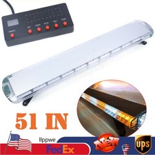 51 96 Led Tow Truck Amber Emergency Beacon Warn Light Amber Strobe Light Bar Us