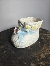 Rubens Originals Baby Bootie Planter 8302A Ceramic w Label