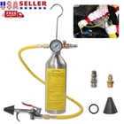 AC Flush Kit Automotive Air Conditioner System Clean Canister Flushing Gun Tool.