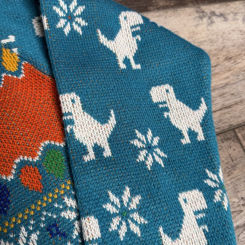 Suéter Navidad Google Android Mediano Azul y Naranja Foto 3 de 4