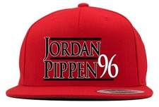 Michael Jordan Scottie Pippen Chicago Bulls 1996 Snapback Hat