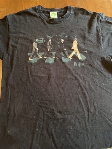 vintage beatles Tshirt large offical apple corp 2005 abbey road