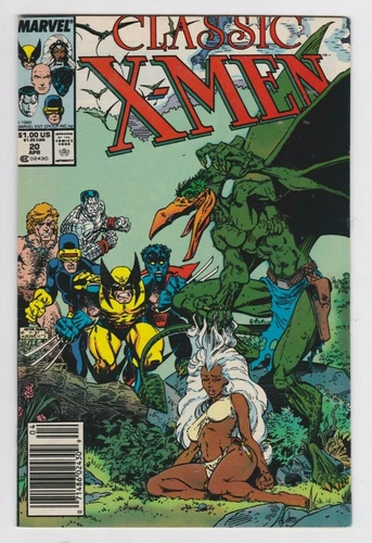 RARE VINTAGE CLASSIC X-MEN Comic No. 20 April Marvel VF+ 8.5