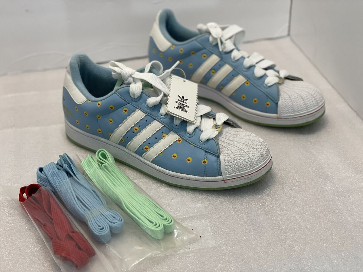 Desilusión Araña de tela en embudo a pesar de Adidas Superstar 35th Anniversary 28 Cities Buenos Aires Blue Mens Size 12  RARE | eBay