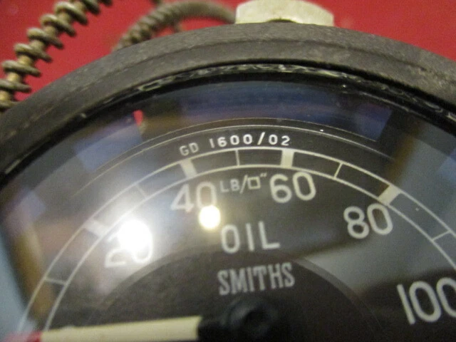 Jaguar XK150 o 2.4 3.4 Mark I aceite agua calibre doble, excelente original Foto 4 de 4