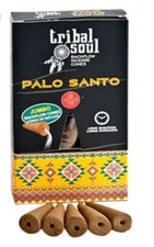 Tribal Soul (Hari Darshan) Palo Santo Jumbo Backflow Cones, Box of 10