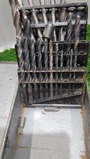 1 lot Vntg. Drill Index HUOT High Speed Steel Metal 58 Pc Set of USA Bits