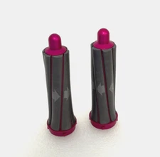 Dyson Airwrap Short Barrels 1.2" 2 Pack Hair Attachments Fuchsia LEFT RIGHT USED
