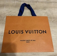 LOUIS VUITTON Shopping Tote Bag Authentic Empty Paper Gift Bag (10"x8"x6")