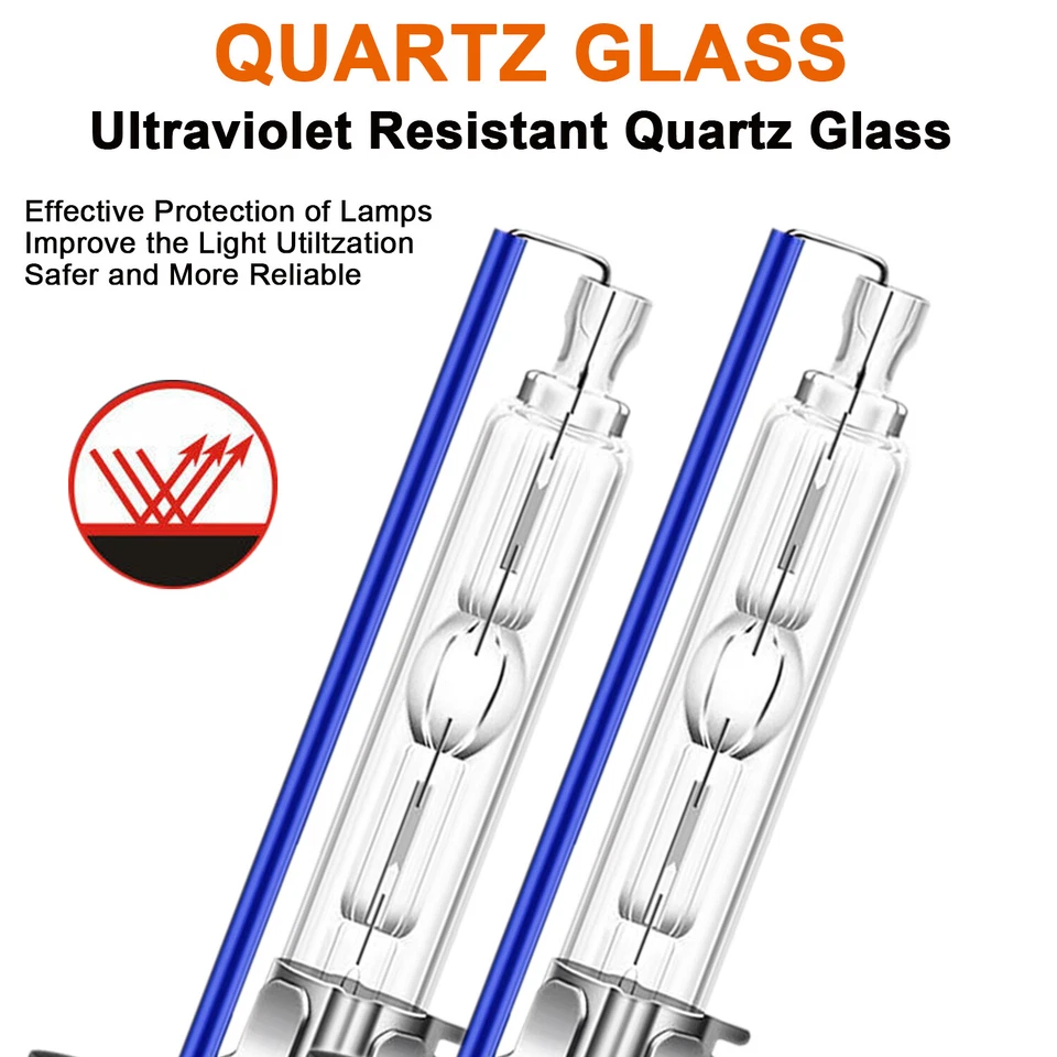 2 Pack D1S D1C 8000K Ice Blue 66140 66144 85410 85415 HID Xenon Headlight Bulbs - Image 3 of 4