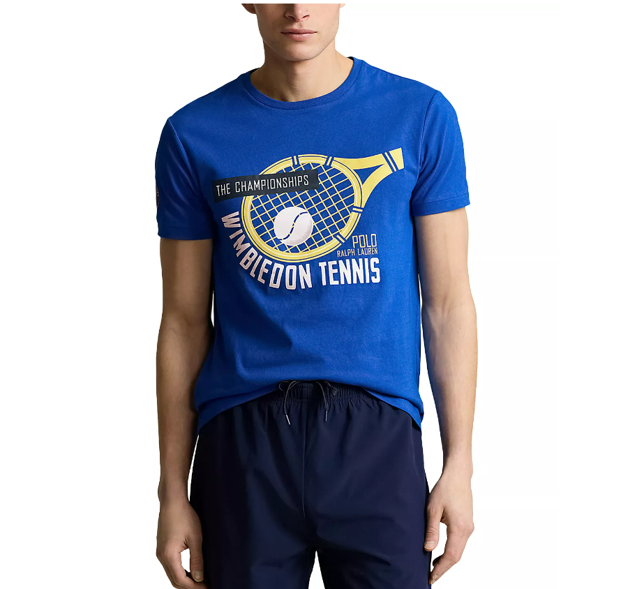 Mens Polo Ralph Lauren Wimbledon Slim Fit Tee New Multiple Sizes
