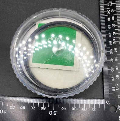 Mamiya 72ø 8 UV 8 L39.3C Filter in Case and Hoya Skylight Filter Instructions - Image 1 of 4