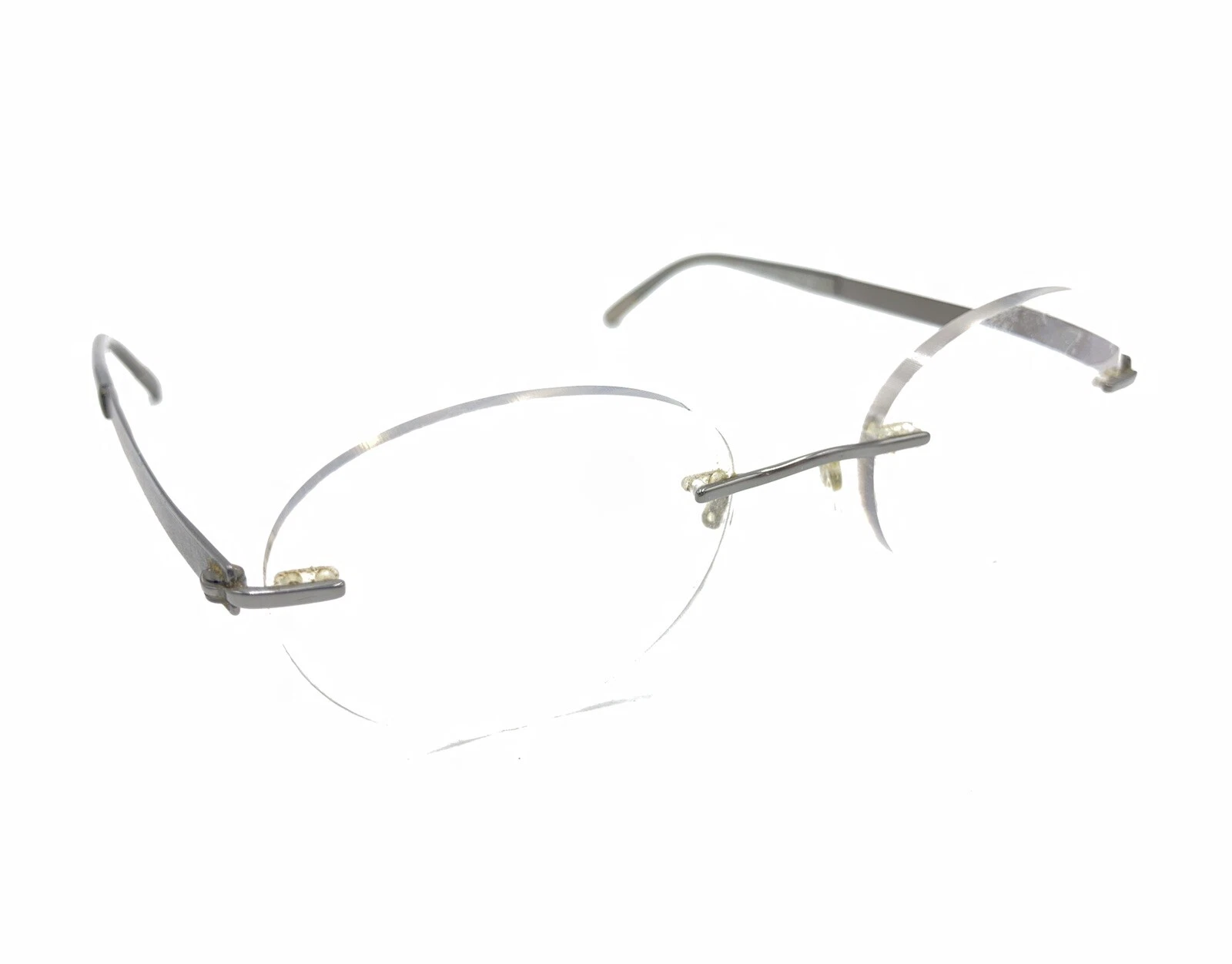 Silhouette 7778 60 6061 Titanium Gray Rimless Eyeglasses Frames 48 21 145