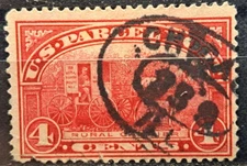 US Stamp Sc Q4,  4c US Parcel Post, Used F/VF  CV$ 3.00 (XG)