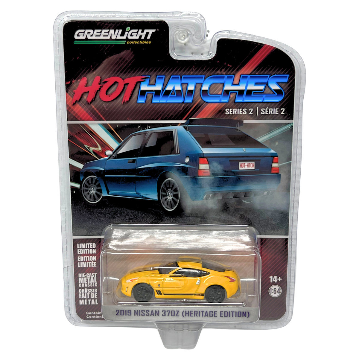 Hot Wheels　GREENLIGHT Greenlight Hot Hatches Nissan 370Z (Heritage Edition) 1:64 Diecast