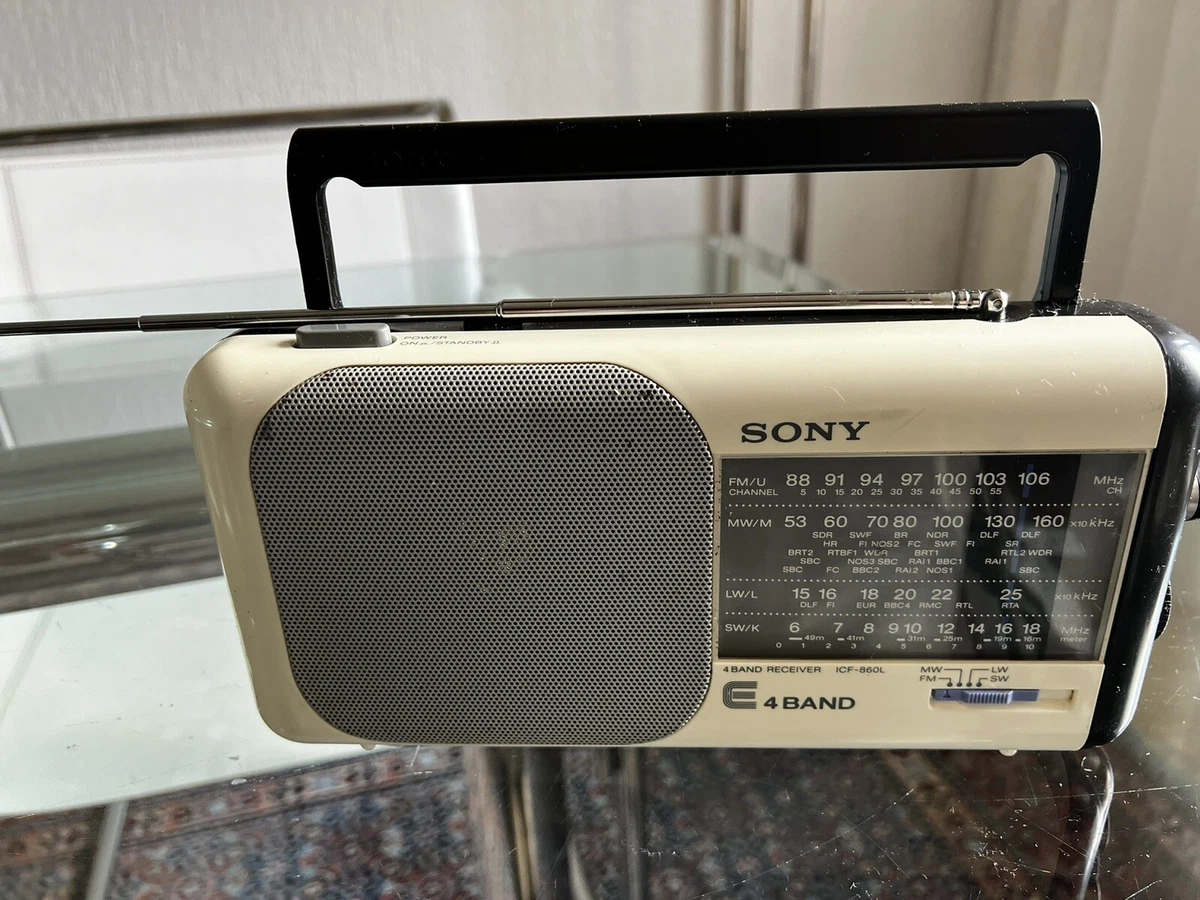 SONY Model No.ICF-860L,funktioniert sehr ,mit einigen kleinen äußerlichen Macken