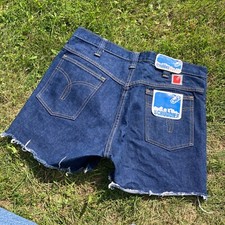 1980s GWG Scrubbies Jean Shorts Deadstock Rare Jorts Great Western Garments