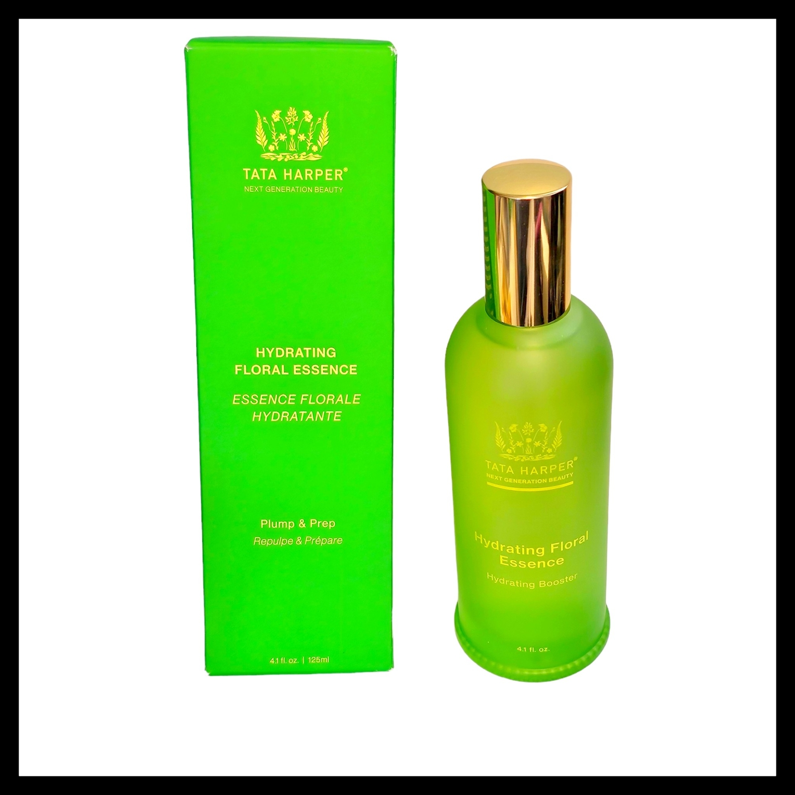 Увлажняющая цветочная эссенция Tata Harper Plump - Prep в натуральную величину, 4,1 жидких унции Новая упаковка