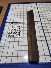 Macassar Ebony/Striped Ebony Turning Wood Blank 2"x2 "x 16" EBM11