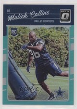 2016 Donruss Optic Rookies Aqua 53/299 Maliek Collins #132 s7f