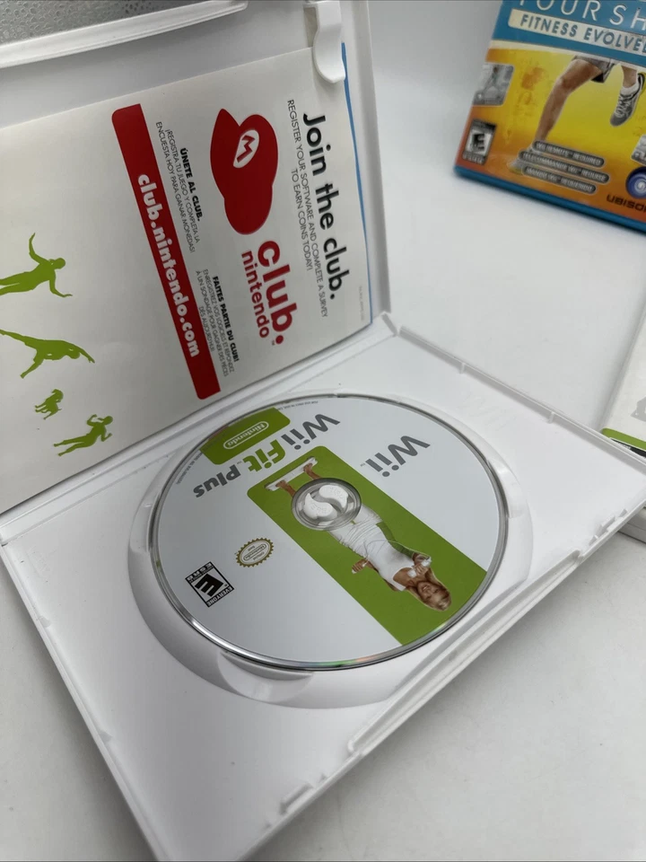 Wii Fit Trilogy Video Game Lot Nintendo Wii 3 Set & your shape fitness evolved U - Image 3 of 4