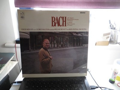1966  UK NM ASD 2267 ED2 1ST S/C STEREO C. P. E. Bach* / J. S. Bach* - Yehudi Me