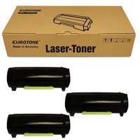 Toner 3X FüR Lexmark M1140 XM1140 24B6213 Black Schwarz