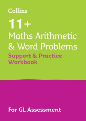 11+ Maths Arithmetic and Word Problems Support and Practice Workbook | 11+