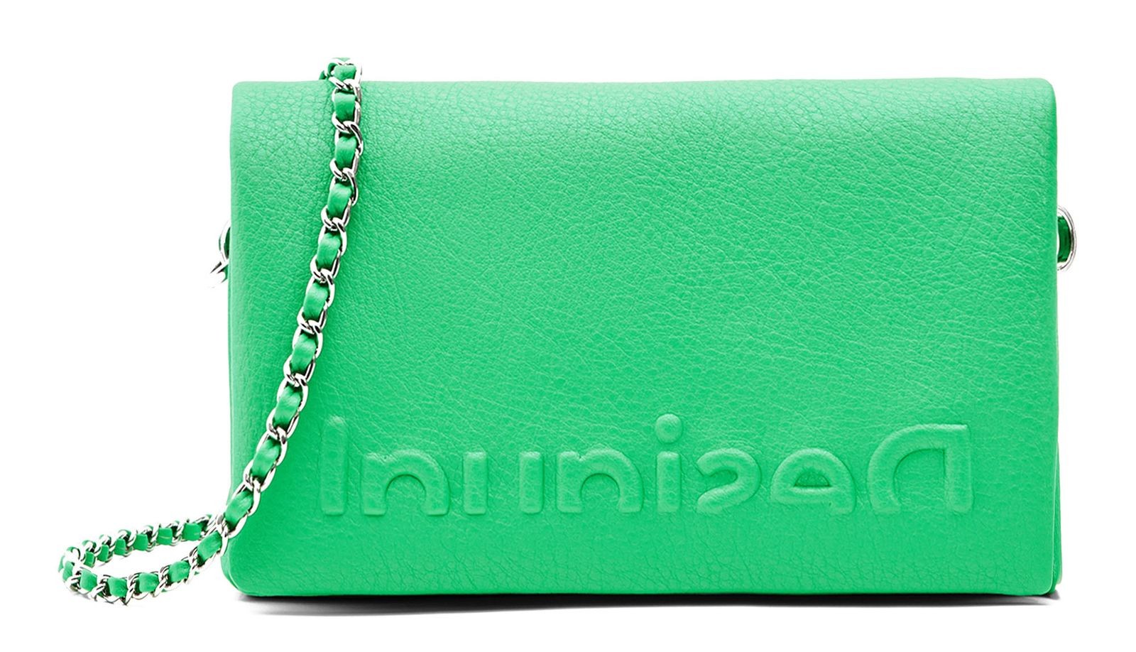 Desigual Half Logo 23 Dortmund Flap Across Body Bag Green