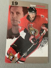 2008-09  Ottawa Senators NHL Hockey Team Issued Postcard - Jason Spezza