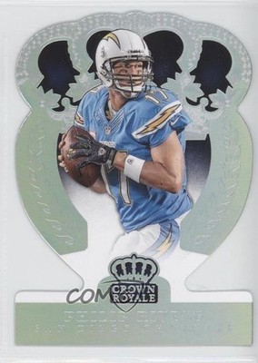 2014 Panini Crown Royale Silver Holofoil 133/199 Philip Rivers #82 0f8