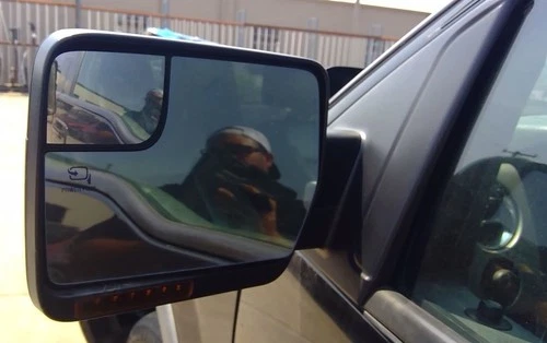 2011 12 13 14 Ford F150 Driver Left LH Side View Mirror in Black (Bare Cap)