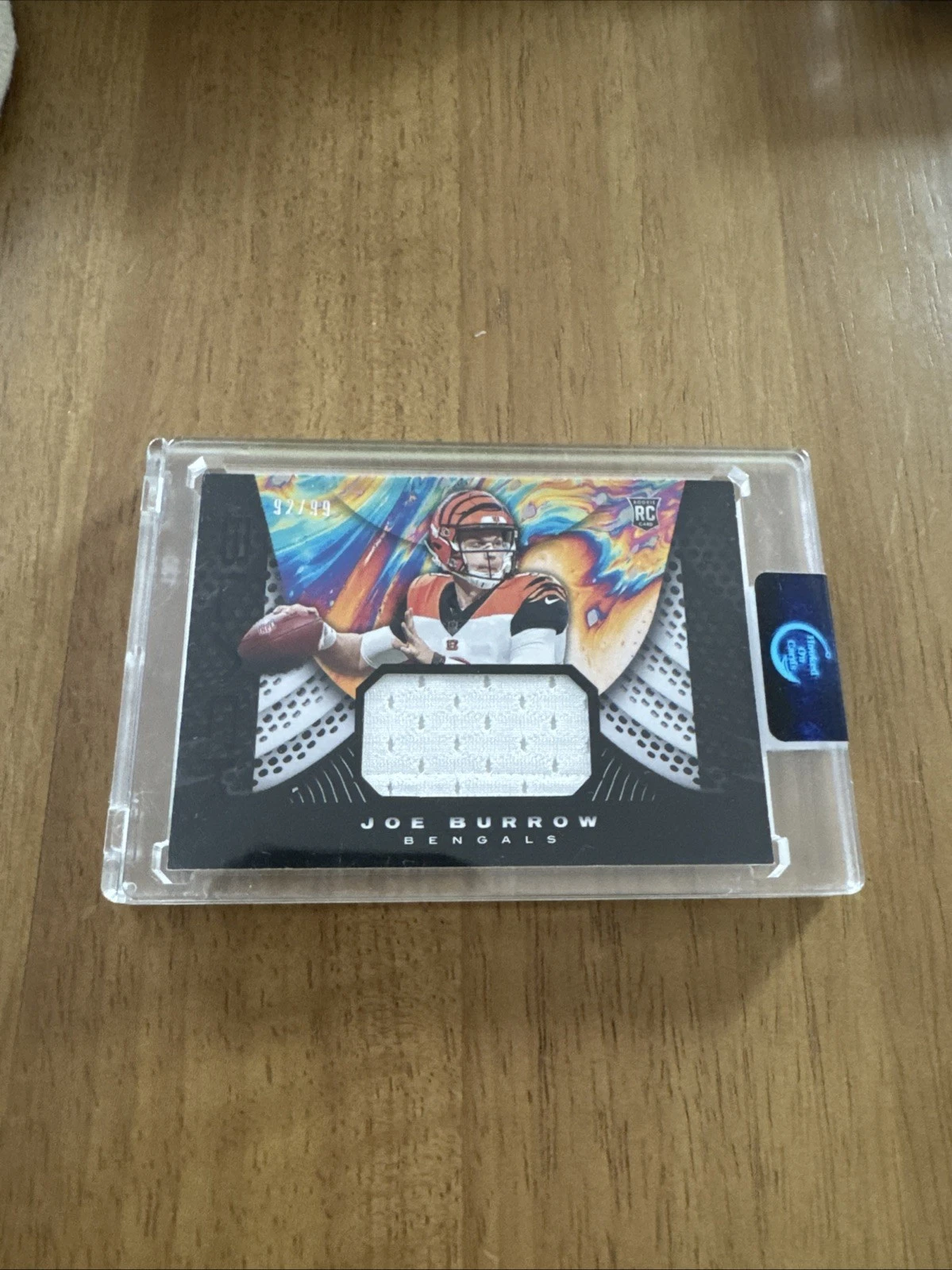 Joe Burrow Panini Black Futuristic Relics #F1 Base