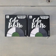 2PACK Spooktacular Creations Makeup Palette White Black Green, Face Body Paint