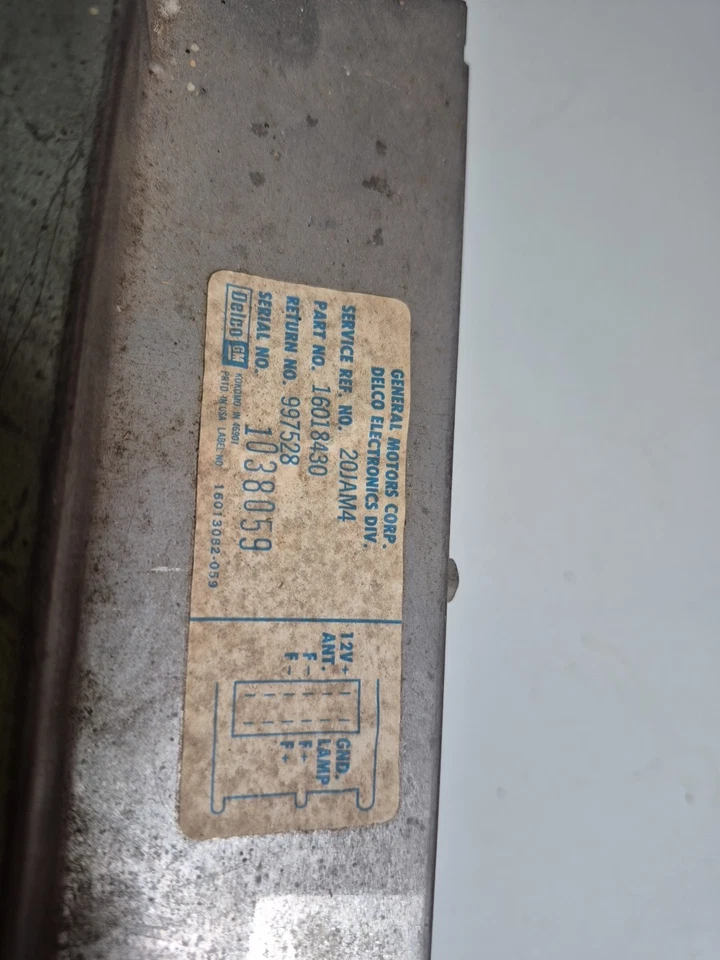 RADIO AM ORIGINAL OEM GM DELCO AÑOS 80 Foto 3 de 4