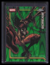 Scream 2026 Topps Chrome Marvel Comics #148 Green RayWave Refractor /99