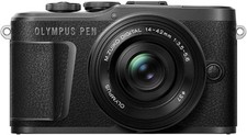 Olympus PEN E-PL10 Mirrorless Camera 14-42mm EZ Lens Kit Black