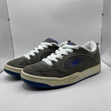 RARE Vintage Vans Graph Stimulus 3030073 Skate Shoes Size 6.5 Gray Blue Chunky