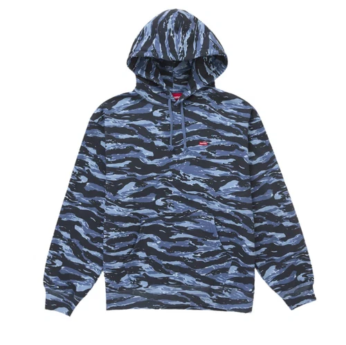 Sweat à capuche Supreme Small Box « Blue Tiger Camo » 2XL taille Fw24 NEUF