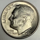 1952-D Roosevelt Dime - BU Uncirculated Condition - 90% Silver - US Coin - 4182