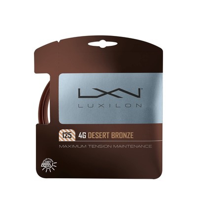 Luxilon 4G Tennis Racket String - Set and Reel 1.25mm Desert Bronze