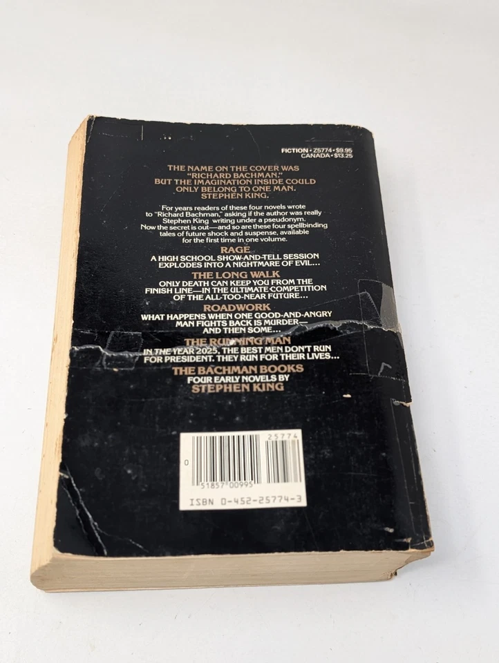 The Bachman Books Stephen King 1985 1st Print Plume Omnibus Trade Paperback - Image 3 of 4