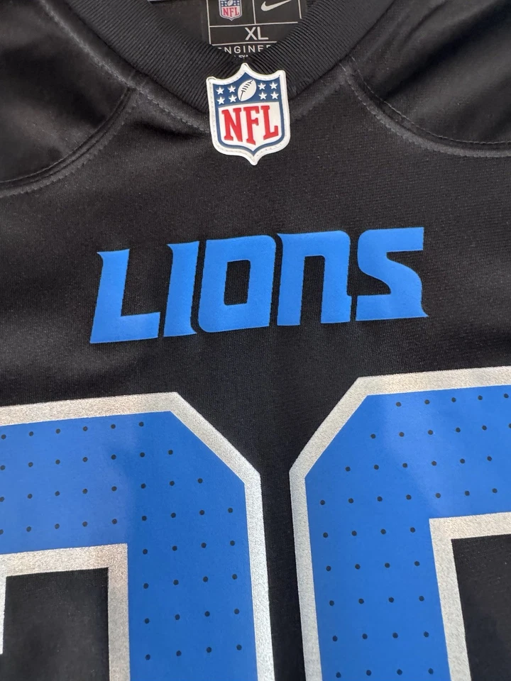 Xl 正品底特律狮子队球衣 Sanders Number 20 Nike Nfl 服装 — 第 4/4 张图片