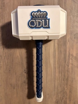 College Old Dominion themed Mjolnir Thor's Hammer