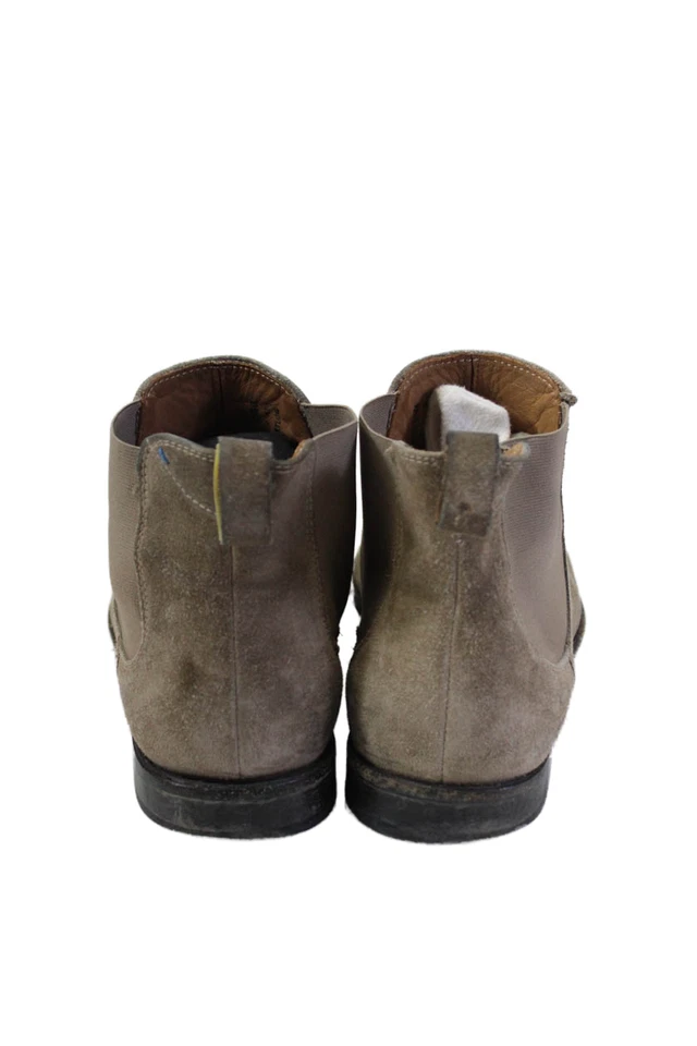 Paul Smith Hombres Gamuza Patchwork Elástico Sin Cordones Botines Beige Talla 7 Foto 3 de 4