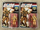 Super 7 Reaction+ Gi Joe Tiger Force SNAKE EYES Lot Of 2 O Ring Target Unpunched
