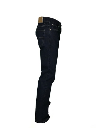 Jeans Uomo Cotone 5 Tasche Regular Fit Gamba Dritta Elasticizzato Pantalone Deni - Afbeelding 8 van 10