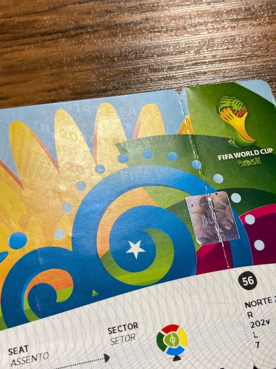 FIFA World Cup 2014 Brazil Ticket - #56 Belgium USA Unused | eBay